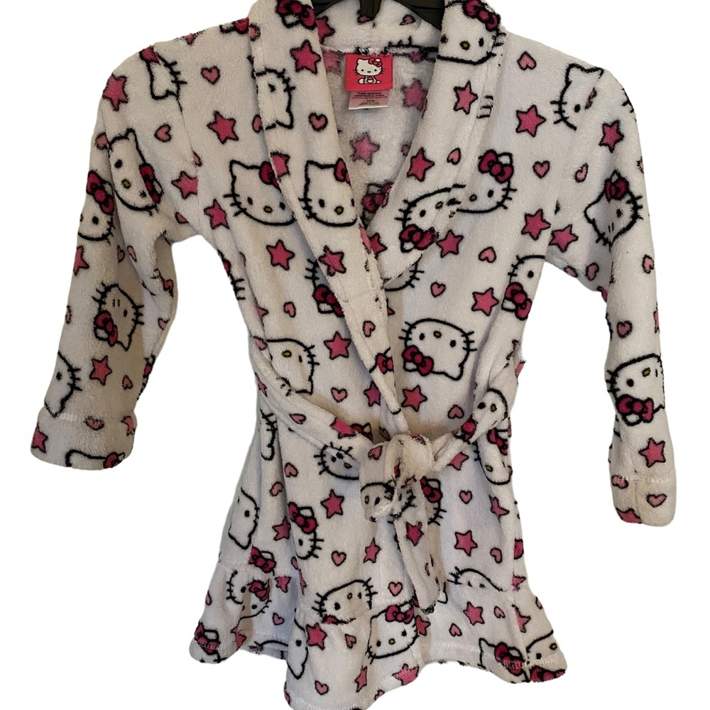 Hello Kitty Robe Size 4T - Picture 5 of 6